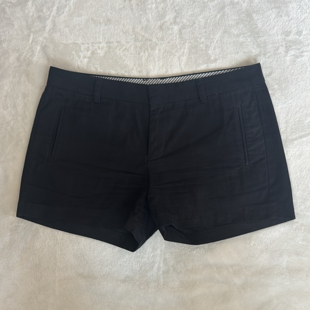 STYLUS Black Cotton Shorts